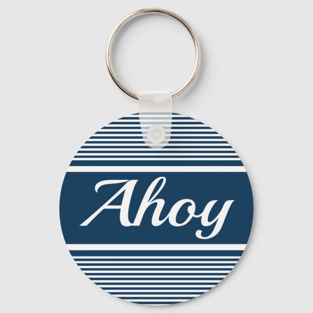 Ahoy Key Ring (Front)