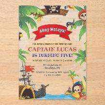 Ahoy Matey Boys Pirate Ship Birthday