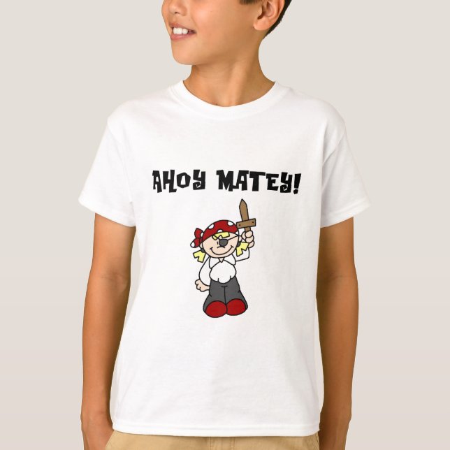 Ahoy Matey Girl T-Shirt (Front)