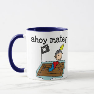 Ahoy Matey Pirate Mug