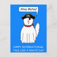 Ahoy Matey, Talk like a Pirate Day, Cartoon Cat