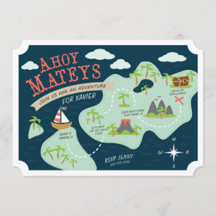 Ahoy Mateys Adventure Invite