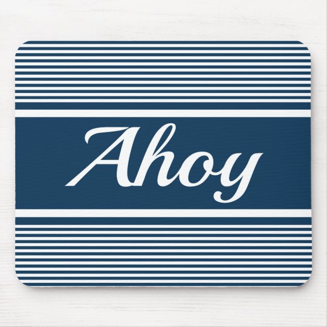 Ahoy Mouse Pad (Front)
