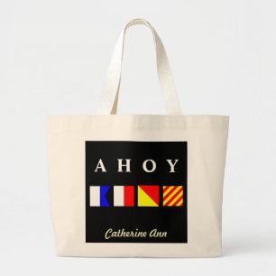 Ahoy Name Tote