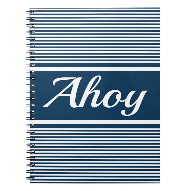 Ahoy Notebook (Front)
