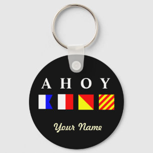 Ahoy Personalised Keychain