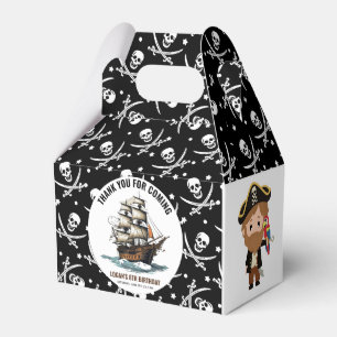 Ahoy! Pirate Ship 8th Birthday  Favour Box