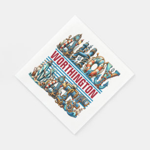 AHOY THEME  NAPKIN