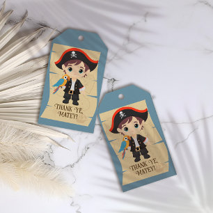 Ahoy There! Pirate Boy Birthday Party Gift Tags