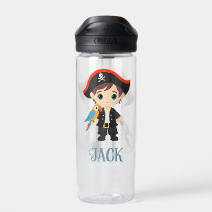 Ahoy There! Pirate Boy Birthday Water Bottle