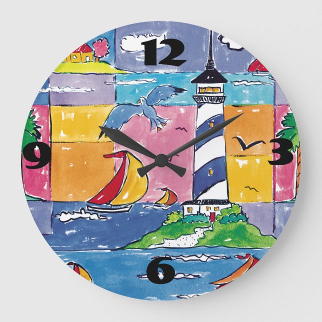 Ahoy Wall Clock (Front)
