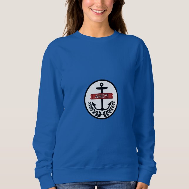 Ahoy - Women's Basic Sweatshirt Sweatshirt (Front)