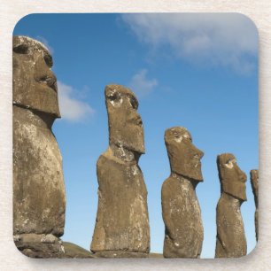 Ahu Akivi, Rapa Nui, Easter Island, Chile 2 Coaster