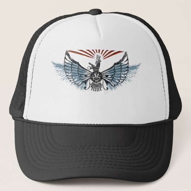 ahura mazda trucker hat (Front)
