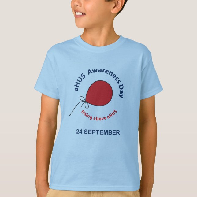aHUS Awareness Day T shirt (Kids) (Front)