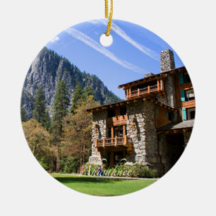 Ahwahnee Ceramic Ornament