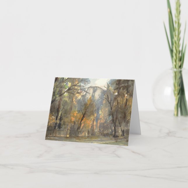 Ahwahnee Lawn Card (Front)