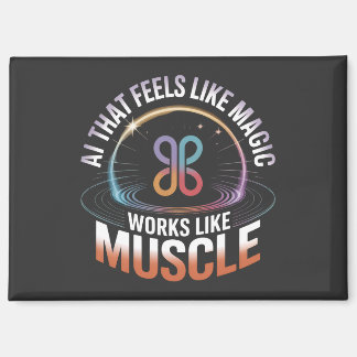 AI Aesthetics Futuristic Technology mens fashion Magnet