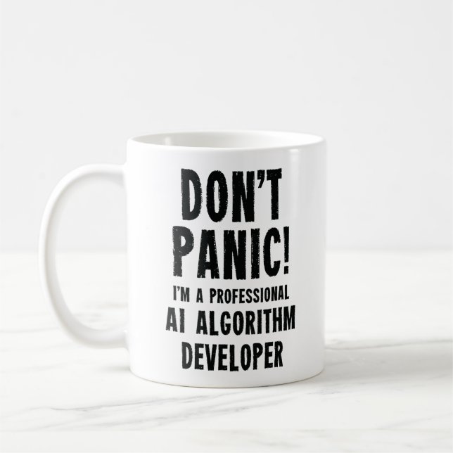 AI Algorithm Developer Coffee Mug (Left)