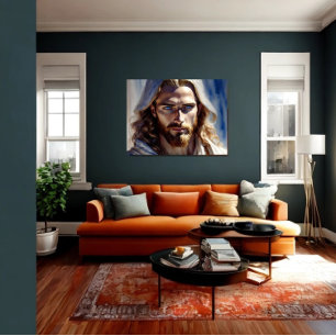 AI art Jesus Christ - Protector Poster