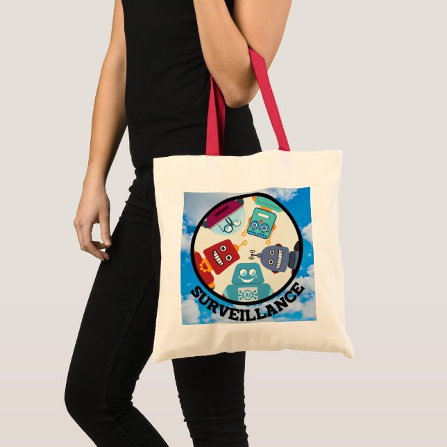 AI (Artificial Intelligence) - Surveillance Tote Bag (Front (Product))