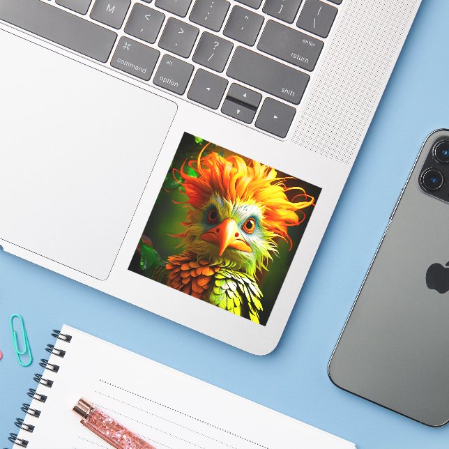 Ai Artsy Bird (Laptop w/ iPhone)