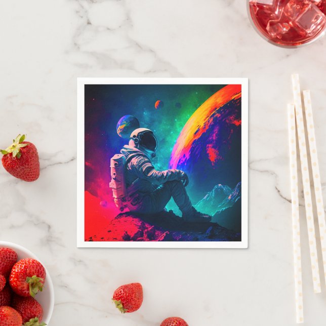 Ai Astronaut Napkin (Insitu)