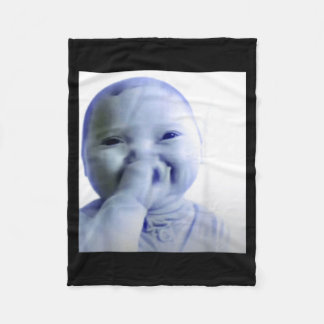 Ai Baby Meme Funny Laughing Baby Baby Meme Brainro Fleece Blanket