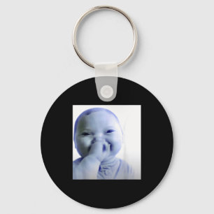 Ai Baby Meme Funny Laughing Baby Baby Meme Brainro Key Ring