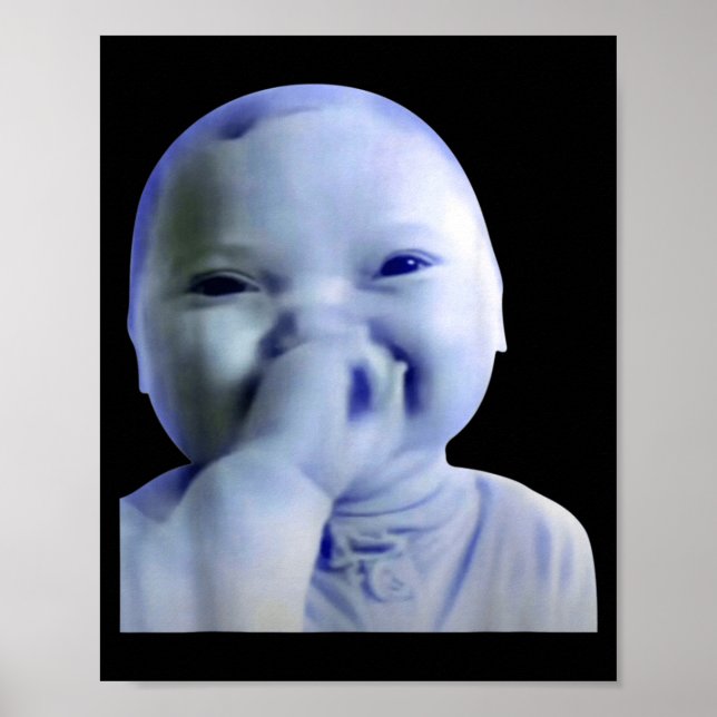 Ai Baby You Swear Meme Funny Laughing Baby Meme Br Poster (Front)