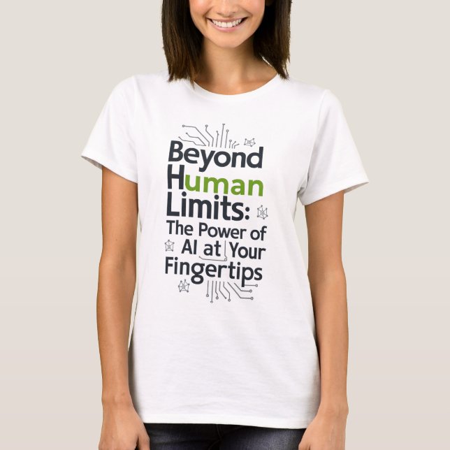 AI Beyond Limits Shirt – Human Potential Unleashed (Front)