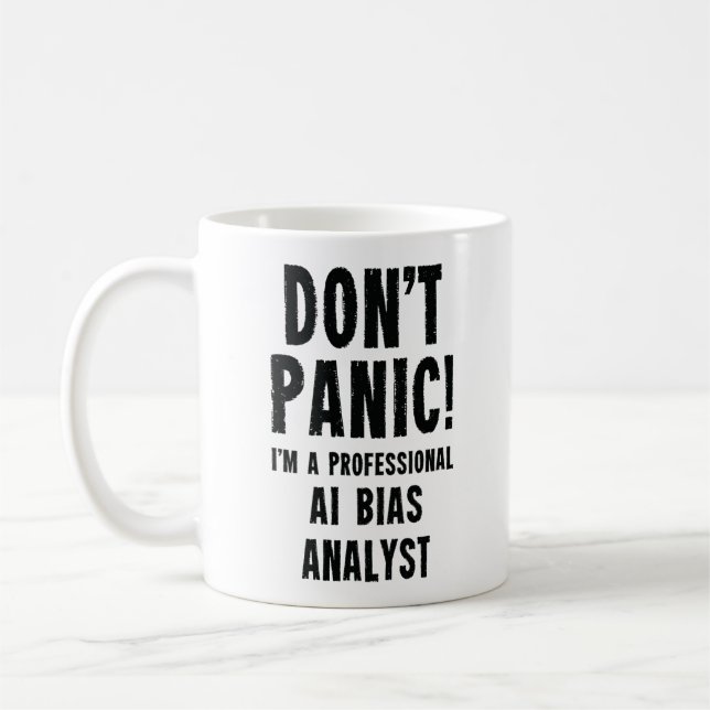 AI Bias Analyst Coffee Mug (Left)