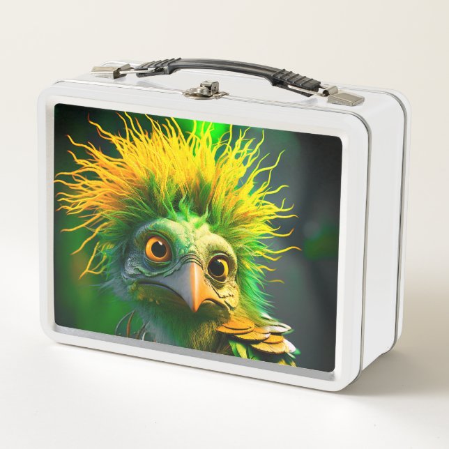 Ai Bird Metal Lunch Box (Front)
