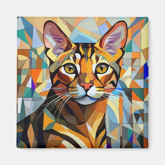 AI Cat Magnet (Front)