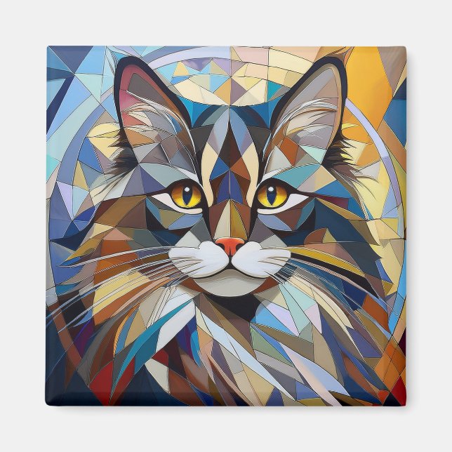 AI Cat Magnet (Front)