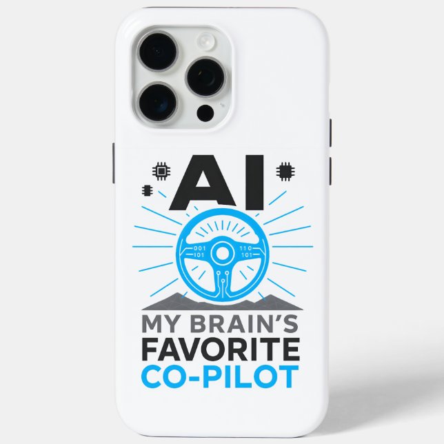 AI Co-Pilot – My Brain’s Smart Partner Case-Mate iPhone Case (Back)