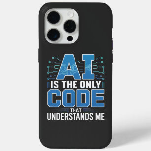 AI Code Graphic – Tech Innovation Design iPhone 15 Pro Max Case