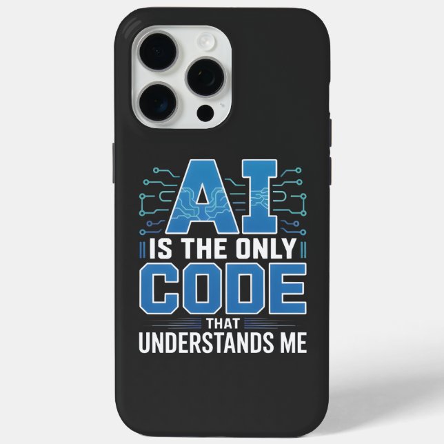 AI Code Graphic – Tech Innovation Design Case-Mate iPhone Case (Back)