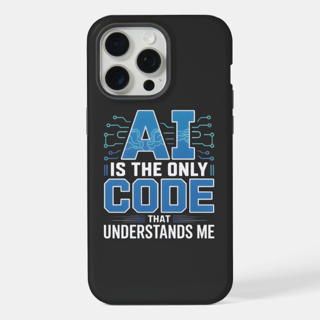 AI Code Graphic – Tech Innovation Design iPhone Case (Back)