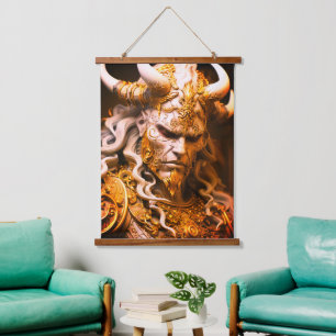 Ai Demon Hanging Tapestry