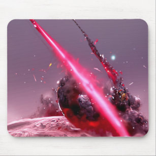 AI Diffusion - Blast from the Clouds Mouse Pad