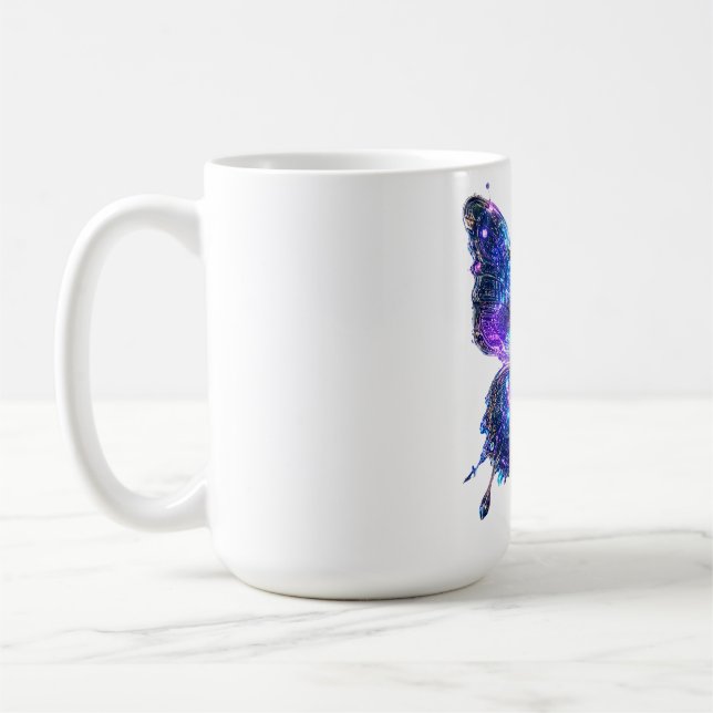 AI Dream Butterfly Coffee Mug (Left)