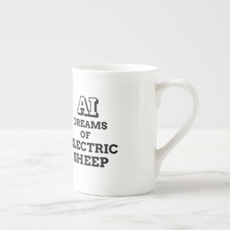 AI dreams of electric sheep Bone China Mug