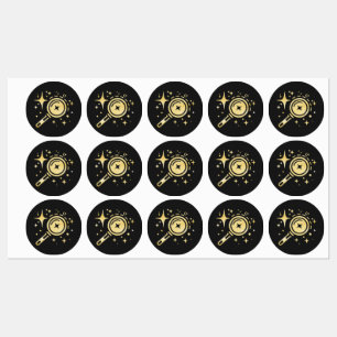 AI emblem Sparkle stars, beacon of the digital era