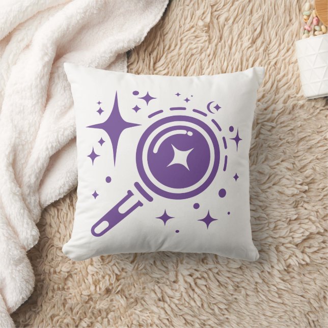 AI emblem Twinkle stars, beacon of the digital age Cushion (Blanket)