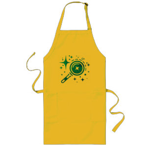 AI emblem Twinkle stars, beacon of the digital era Long Apron