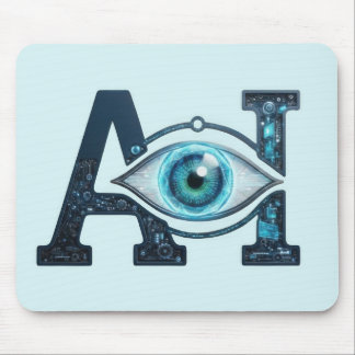AI Eye Mouse Pad