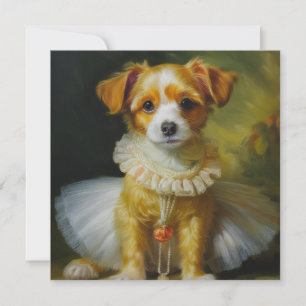 AI Fancy Dog Holiday Card