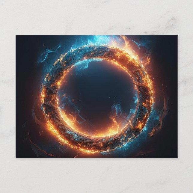 AI Fire Ring Postcard (Front)