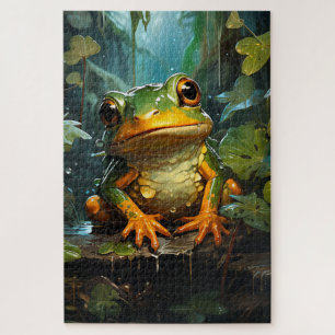 Ai Frog Art Jigsaw Puzzle